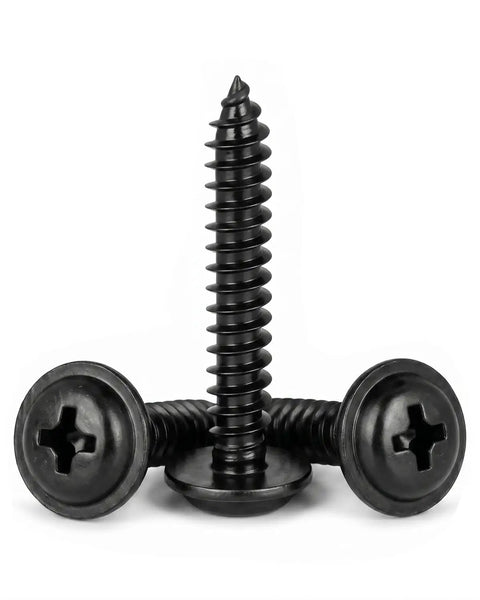 400 Pcs M3 X 18mm Self Tapping Screws Crafted From 304 Stainless Steel with Phillips Pan Washer Heads