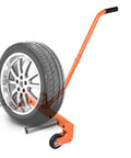 Heavy Duty 660 Lbs Adjustable Tire Wheel Dolly Built Dang Tough For Garages With Ultra Smooth Eight Inch Rollers for moving tires.