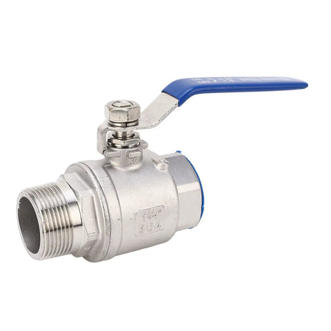 1 1/4 Inch NPT Ball Valve With 1000 WOG Rating And Rust Resistant 304 Stainless Steel Body For A No Drip Nonsense Seal.