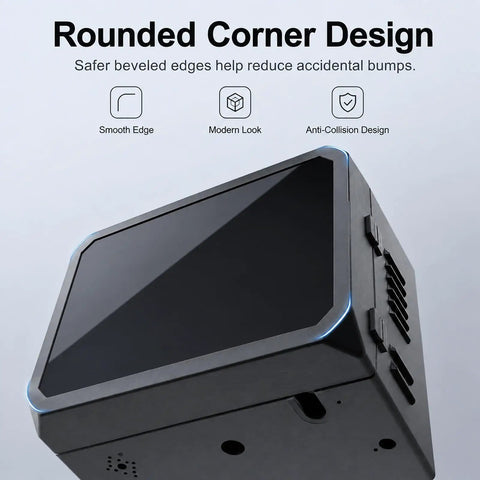 Heavy Duty Outdoor EV Charger Enclosure Built Tough Cold Rolled Steel Electrical Box with rounded corners for safety.