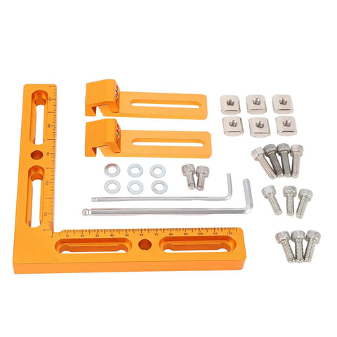 CNC Workpiece Positioning Fixture Kit Pro Grade Vise Clamp With Side Clamping For T Slot Perforated Tables Router Milling