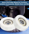 5 Pack Dead Silent Nylon Track Rollers With Rock Solid Precision Bearings 10mm Bore 38mm Outer Ring 12mm Thickness for smooth glides.