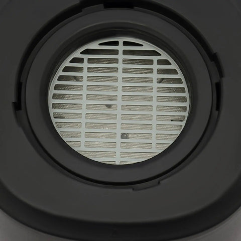 Electric Coffee Bean Roaster view of ventilation grill, part of Absolute Game Changer Electric Coffee Bean Roaster With Smart Temperature Control And Three Fan Speeds 1500W Home Brewing Setup.