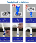 Installation steps for Five Pack Thickened Adjustable Silicone Floor Drain Backflow Preventer with Odor Blocking One Way Valve.