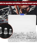 Heavy Duty Aluminum Rivet Nut Kit M3 Through M8 Threaded Inserts For Sheet Metal And Automotive Projects 150 Piece Fastener Set