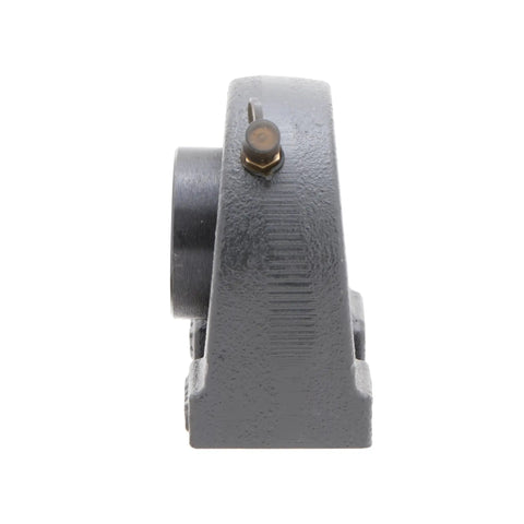 2-Pack 1 Inch Tapped Base Pillow Block Bearing Units SA205-16 side view of cast iron mount for industrial applications.