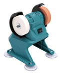 Top Shelf Mini Bench Grinder With 5500 Rpm Solid Copper Motor Precision Metal Polish And Deburring Station side view