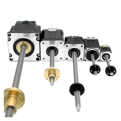 Badass Hybrid Micro Leadscrew Stepper Motor Delivers Kickass 45n Torque with compact design for automation and prototyping.