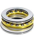 Premium Heavy Duty Thrust Cylindrical Roller Bearing For Shop Floors And Factory Gearboxes, 150x190x31mm, yellow and silver design.