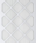 MERV 11 Tru Mini Pleat Furnace Air Filter 15.5 x 24.5 x 0.75 In Actual Size, Heavy Duty Media For Extended Durability And Superior Filtration, 6 Pack Now, front view with white pleated design.