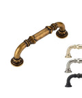 Ten Pack 3 Inch Retro Arch Lotus Drawer Pulls Cabinet Handles Antique Brass Hardware For Kitchen Bathroom Bedroom Cupboard Dresser