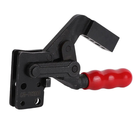 Beefy One Hand Release Quick Toggle Clamp Heavy Duty Latch Clamp in high carbon steel with 250 kg clamping force, red handle
