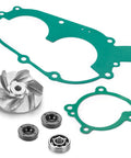 Premium Water Pump Impeller Gasket Bearing And Seal Kit Fits Polaris Sportsman Big Boss Scrambler 400, featuring impeller, bearings, gaskets.