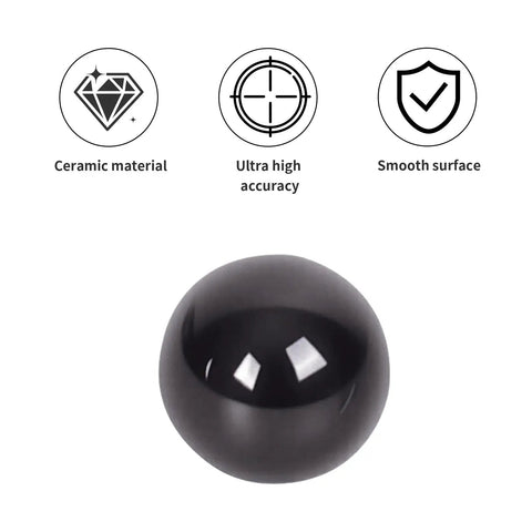 Fifty Piece Silicon Nitride Si3N4 Ceramic Balls Three Sixteenth Inch G5 Precision Bearing Sphere with smooth surface.