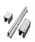Heavy Duty SBR50UU Linear Motion Ball Bearing Slides With Smooth Gliding Action For Hassle Free CNC Machine Setup and Rock Solid Open Type Slider Block Assembly