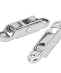 20 Pack Smooth As Silk Sliding Door And Window Rollers With Double Wheel Pulleys for Plastic Steel frames shown in close-up.