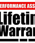Image of "Performance Assurance Limited Lifetime Warranty" text for 100 Tooth Swivel Head Ratchet Set in Chrome Vanadium Steel