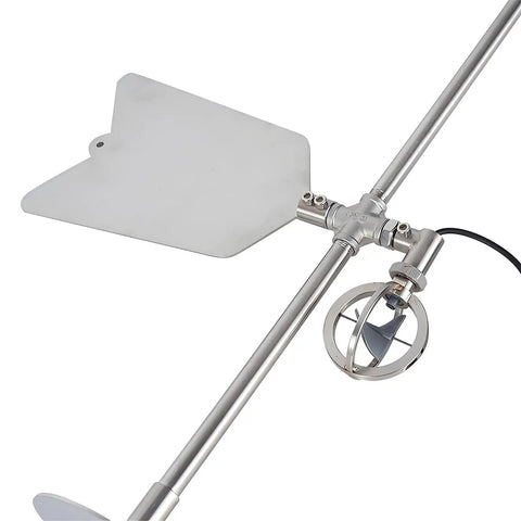 FM-100V10 Water Velocity Meter For Open Channel Flow, Pro Grade Velocity Measurement Tool For Hydrology, close-up of paddle sensor.