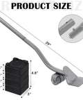 29 Inch Expandable Furniture Lifter Bar With Leverage Force Design Heavy Duty Metal Crowbar Rig for Appliances Couches and Pianos with 4 stackable raise blocks.