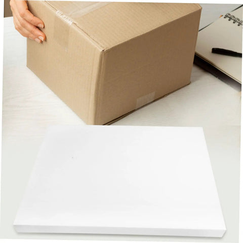 2 Pack High Density PU Foam Sheets Heavy Duty Cuttable Packing Pads Protect Gear and Cases From Shipping Abuse Sweet Cushioning shown with a cardboard box.