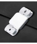 Universal Sectional Sofa Connectors Lock Down Your Couch And Keep It Tight With Heavy Duty Interlocking Furniture Clips on dark surface.