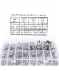 Thread Repair Insert Kit With Stainless Steel Inserts, 120 Pcs M6 To M18 in organized case, multiple pitch options shown