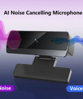 Crisp 1080P HD Webcam For PC Laptop And Desktop USB Streaming Camera With Built In Microphone Plug And Play for clear audio
