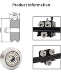 Tuned Up Stainless Steel V Slot Pulleys Featuring Precision 625ZZ Bearings for smooth travel on 3D printers and aluminum rigs.