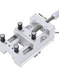 Mini Vise For Jewelry And Model Making, CNC Aluminum Alloy Bench Clamp, Precision Small Part Holder With 0 To 47 Mm Range, Flat Base Mounting, Pro Grade Crafting Tool For Enthusiasts And Professionals, 42mm wide