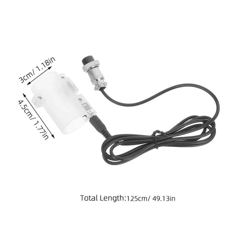 Hand Switch For Fluid Dispensing Machines With 3 Pin Wired Manual Trigger Handle Durable Compact Lightweight Plastic Replacement Part 125cm cord