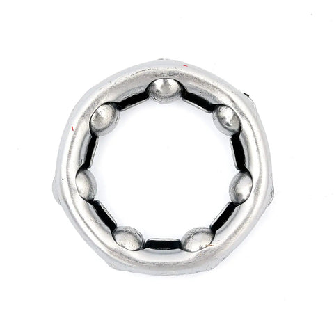 Straight Up Replacement Bicycle Crank Ball Bearings Five Sixteen Inch Steel Grade Set Of Four showing steel bearing with smooth finish.