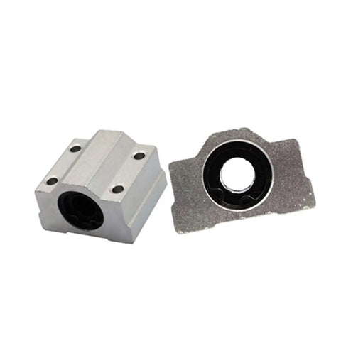 Linear Bearing Slider Set SCS6UU To SCS16UU For CNC And 3D Printer Builds Includes Two SCS8UU Bearings For Ultra Smooth Motion And DIY Friendly Precision Machine Upgrades, aluminum block bearing set