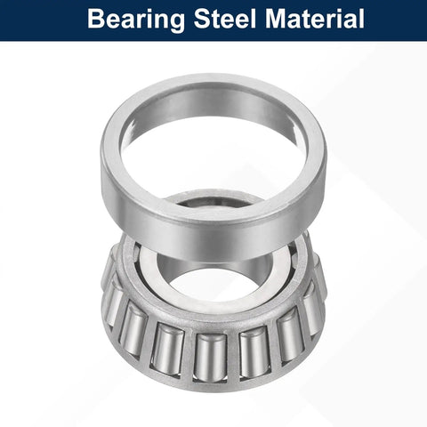 30204 Tapered Roller Bearing Cone And Cup Assembly Two Pack Heavy Duty Workhorse Ready For Rugged Automotive Jobs High Load Rated Battle Tested Build Real Deal Bearing Steel Components 20Mm X 47Mm X 15Mm close-up of bearing steel components