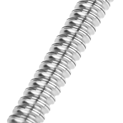 Close-up of 400Mm Rolled Ballscrew Ball Nut Anti Backlash Design showcasing precision grooves for smooth motion.