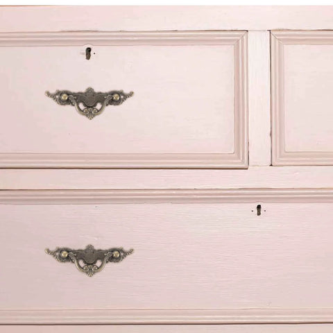 Decorative dresser with Vintage Cabinet Handles 4.33 Inch Antique Brass Drawer Pulls for easy grip and smooth operation.