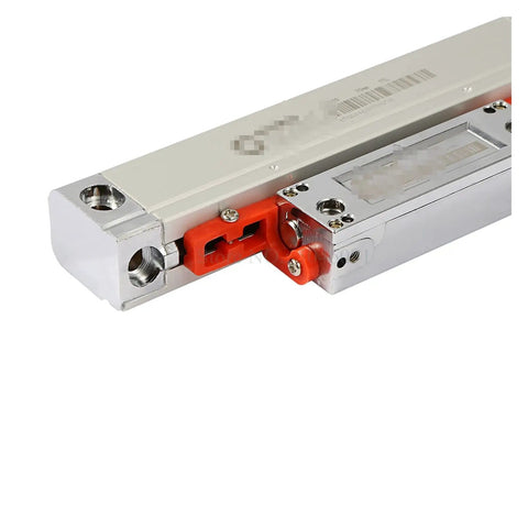 Heavy Duty Digital Calipers Plus Solid Three Axis Dro Setup Sds63v In Rugged Steel Case And Ka300 Scales close-up view of scales and connectors.
