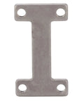 Rock Solid Stainless Steel I Shape Screw Plate Built For Heavy Duty Robotics Projects And Custom Brackets With Genuine Rust Proof Clamping Fasteners And No Fuss M4 Mounting Alignment, 39 x 22 mm.