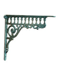 Wall Mount Shelf Bracket With Roman Column Triangle Structure For Dope Space Saving Storage, Vintage Industrial Style, Heavy Duty Floating Shelf Support