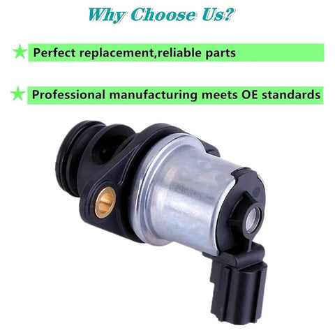 Top Shelf Idle Air Control Valve Compatible With Mercury Sixty Five To One Fifty Hp Four Stroke Outboard Motor Smooth Idling Dope Replacement Swaps Into Your Rig Clean, close-up view of the valve.