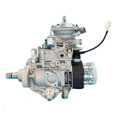 Badass Diesel Fuel Injection Pump Fits Nissan 22100-5B860 VE410F2100RND254 Mechanical Rotary VE Pump view from side, heavy-duty engine component.