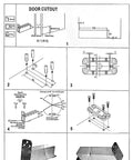 Installation instructions for Heavy Duty Hidden Door Hinge Featuring Hydraulic Auto Cushion Closer For Solid Wood Doors.