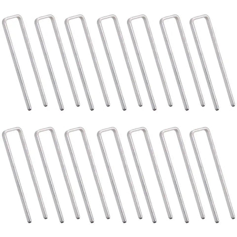 Heavy Duty 80 Piece Plantation Shutter Louver Repair Kit, Brushed Nickel Window Blind Bracket Set shown in a group of sturdy clips.