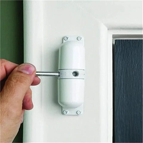 Hand adjusting white adjustable surface-mounted automatic door closer zinc alloy fire rated stopper hardware kit
