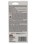 Back packaging of Red Hi Temp Threadlocker For High Temperature Fasteners Up To 450 Degrees F 1.22 Oz Bottles Three Pack