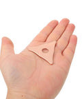 Hand holding Durable Dent Pulling Rings for Auto Body and Sheet Metal Repair Kit 100 Piece Iron Material Set accessory