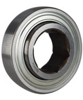 Top Shelf Heavy Duty Agriculture Replacement Bearing With One Point Two Five Inch Hex Bore Made For John Deere Jd9420 And Fafnir 207Krrb17 Tractor Parts showing side view and hex bore.
