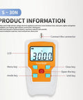 Precision Digital Force Gauge With Kickass Push Pull Testing Capabilities And Straight Up Hella Accurate Readings In Newton Pound Ounce Units For Heavy Duty Material Stress Checks And Bombproof Calibration, showing LCD display.