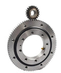 Rock Solid Slewing Bearing With Toothed Outer Ring 100X214X30MM 2 Module 105 Teeth Rotary Table for Heavy Duty Crane Hoisting.