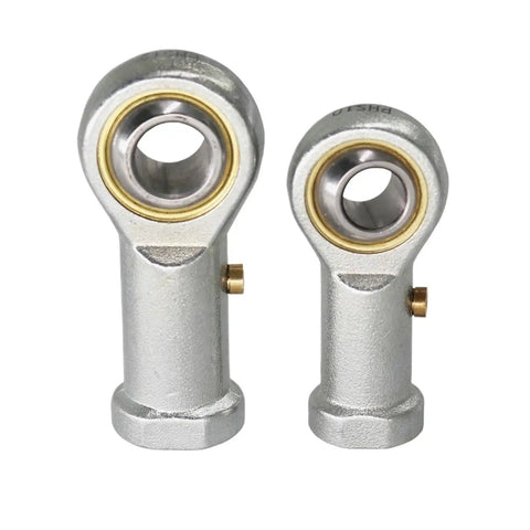 Badass Phsb16 Ball Joint Rod End Bearings with a solid one inch bore and 5/8-12 female thread, heavy duty steel construction.