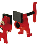 Half Inch H Style Pipe Clamp With Clutch Disc For Easy Adjustments Along The Bar Extra High Base For Clearance From Work Surface